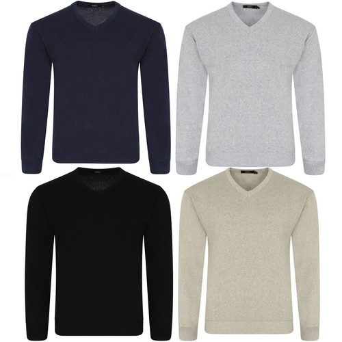 Mens plain knitted neck - plain,