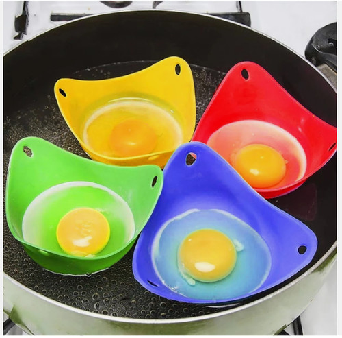 Silicone egg poacher cup - 4,