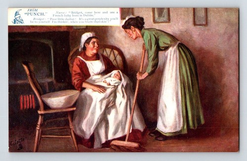 Comic postcard from punch - comic,