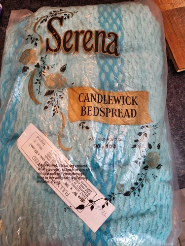 Vintage candlewick bedspread - vintage,