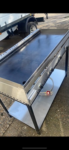 Commercial gas steel griddle - commercial,