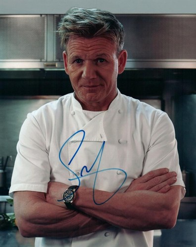 Gordon ramsay signed 8x10 - gordon,