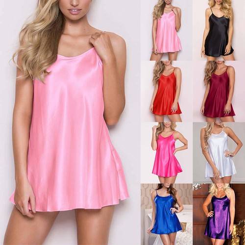 Womens sexy satin silk - womens,