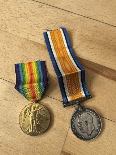 Ww1 british medal - pair, m