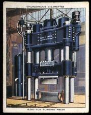 Tobacco Card, Churchman, MODERN WONDERS, 1938, 6,000 Ton Forging Press, #33