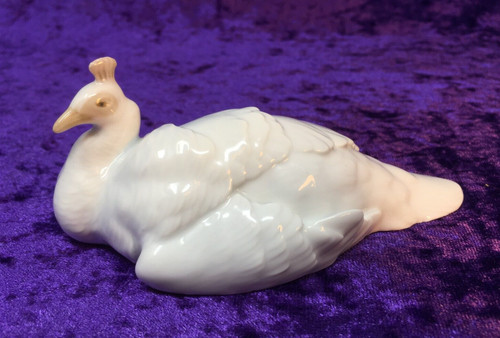 Royal copenhagen peahen bird - royal,