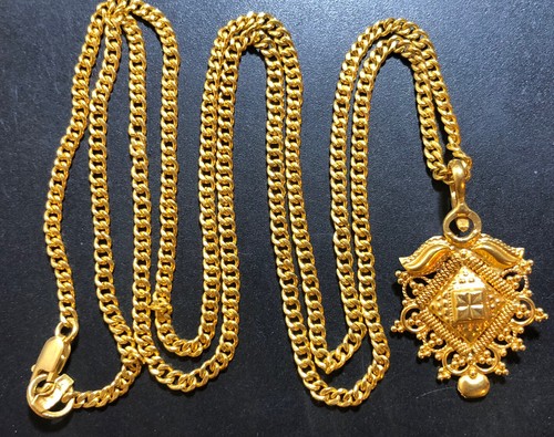 Vintage 22ct gold - 22ct, necklace,and