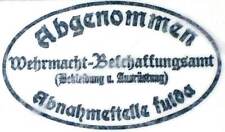 WW2 Ink Stamp German Steel