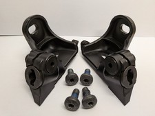 PORSCHE BOXSTER 986 HARDTOP FITTING BRACKETS PAIR INC NEW SPIN LOCKS, FREE POST.