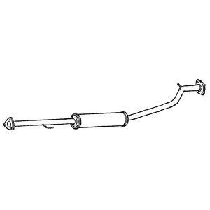 Klarius centre exhaust pipe - centre,