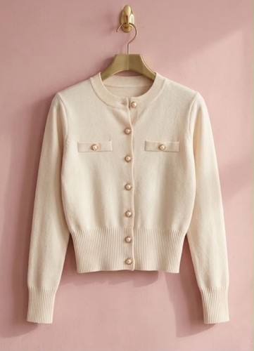 Boutique style pearl button - pearl,