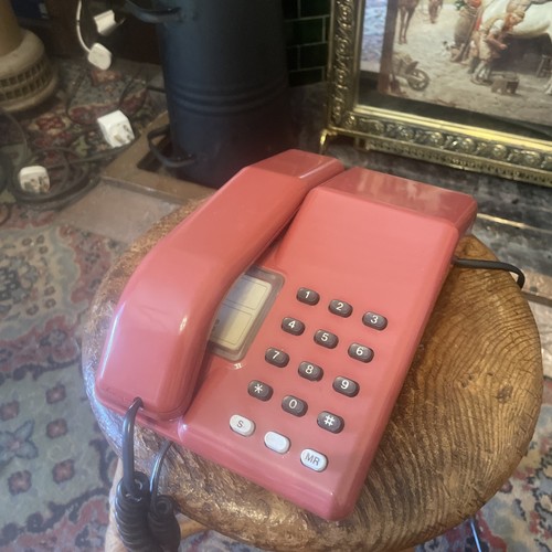 Viscount telephone red - red,
