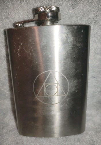 Stainless steel hip flask 4oz - stainless,