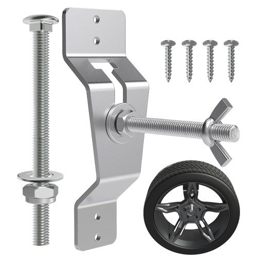 Wall mount spare tire carrier - tire,