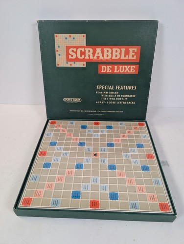 Vintage scrabble deluxe - vintage,