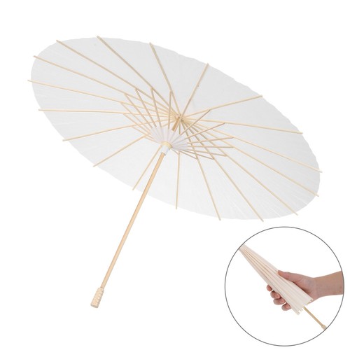 Diy blank white paper umbrella - blank,