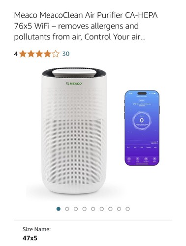 Meacoclean hepa 76x5 wifi - ca-hepa,
