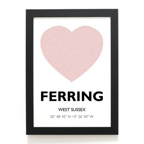 Print ferring west - a4, ferring,