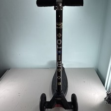 Micro Scooter Black With Kick