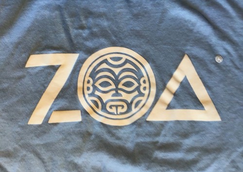 Zoa energy logo shirt blue - zoa,