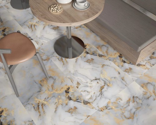 Blue grey gold polished - gold,