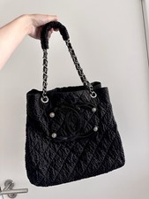 Chanel black shopping - , bag