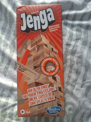 Classic wooden jenga hasbro - classic,