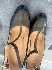 Clarks bar shoes navy grey - clarks,