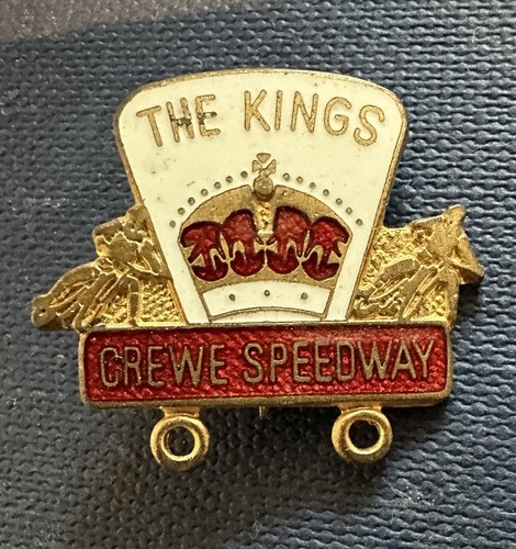 Badge pin crewe speedway - badge,