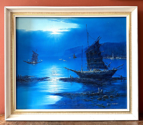 Large signed original oil - large,