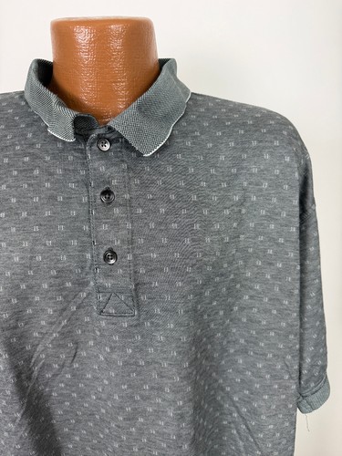 Vintage geometric polo shirt - vintage,