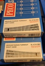 O Gauge Peco SL-E792BH  and SL-E791 Medium Right and Left Hand Bull Head