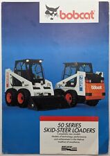 Original Bobcat 50 Series Skid-Steer Loader Brochure, c 1980's