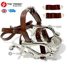 PONY Equine Dental Horse Mouth Gag Speculum Forged Ratchets Leather Straps UK