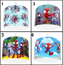 SPIDEY  &  HIS AMAZING FRIENDS  Light Shade  Lampshade  4 DESIGNS Reusable