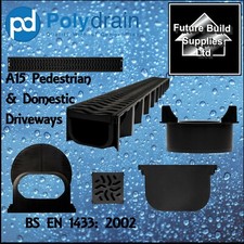 Shallow Flow Storm Water Channel Drainage PVC Channel Driveway Aco Drain 1 metre