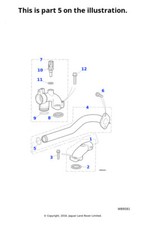 Jaguar Genuine Water Outlet Seal Gasket Sealing Car Spare Fits X-Type C2S5121