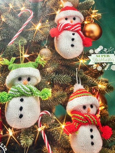 Knitted christmas decorations - christmas,