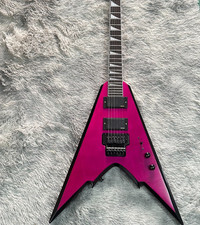 IN STOCK Custom Jackson Jackson Limited Edition  V Blood Pink Electric Guitar