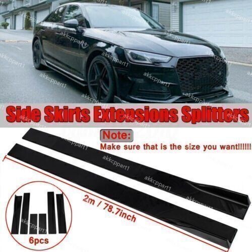 Side skirts lips - 78.7",