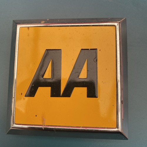 Square car badge grill - aa,