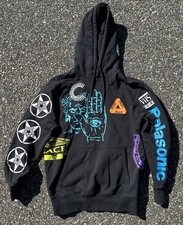 Palace Skate x Cannondale Mens Small Hoodie Black Flawless Sweatshirt Rare