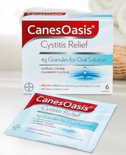 CANESOASIS CYSTITIS RELIEF - 6 SACHETS CRANBERRY FLAVOR