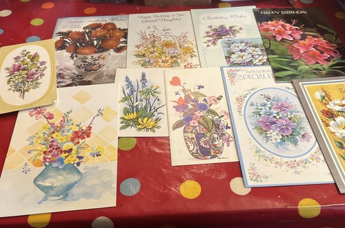 Vintage greetings cards - x,