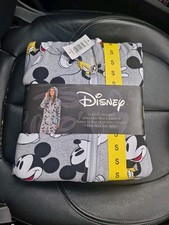 Disney Ladies Hooded One Piece Lounge Suit Mickey Mouse Size SMALL