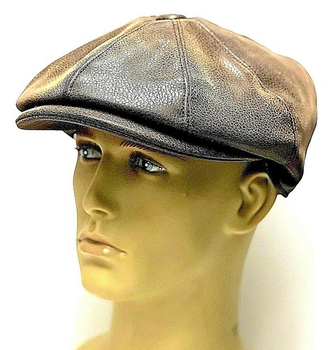 Peaky blinders newsboy leather - peaky,