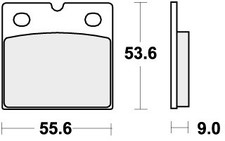 SBS Brake Pads Front For MZ