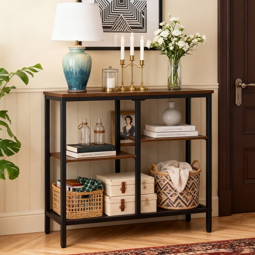 Narrow industrial console sofa - console,
