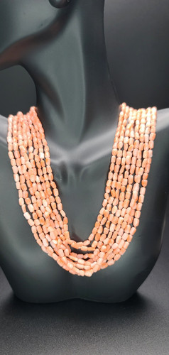 18k gold coral necklace