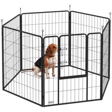 PawHut Dog Playpen, 6 Panels